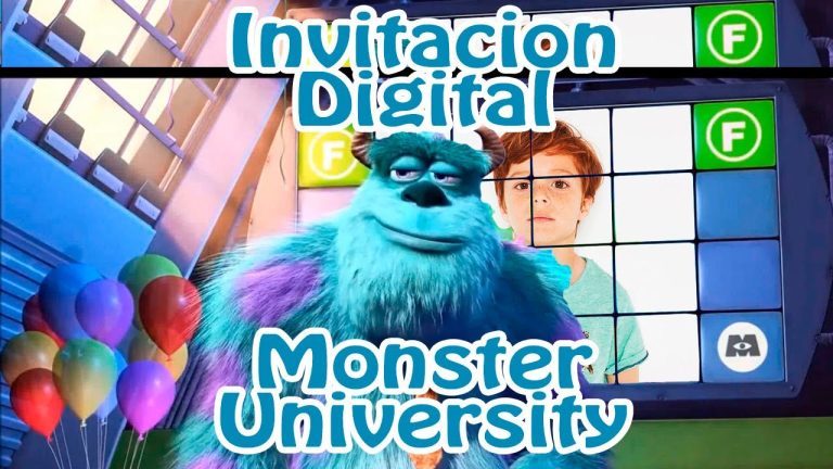 Cómo editar e imprimir invitaciones de Monster University de forma gratuita